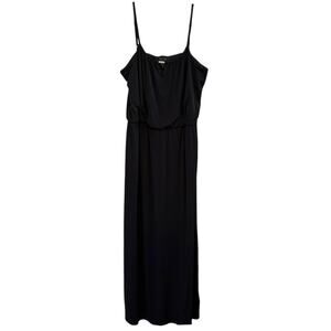 Style & Co Black Maxi Dress Sleeveless Long Dress Size Medium NWOT
